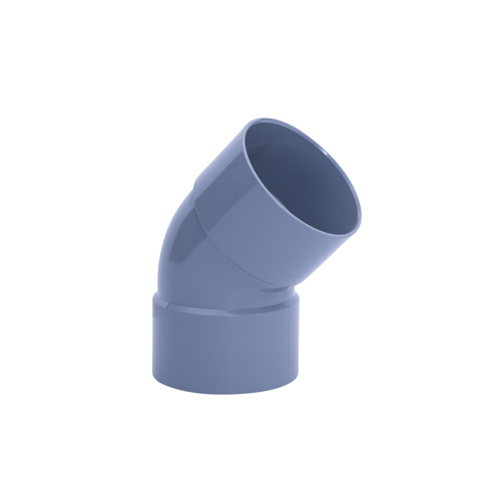 Lijm Bocht 45 graden 110mm Mof-Mof