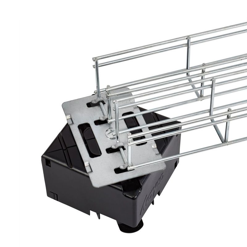 Trayco daksteun fixatieplaatje tbv 2x 50mm draadgoot Ultra Galva