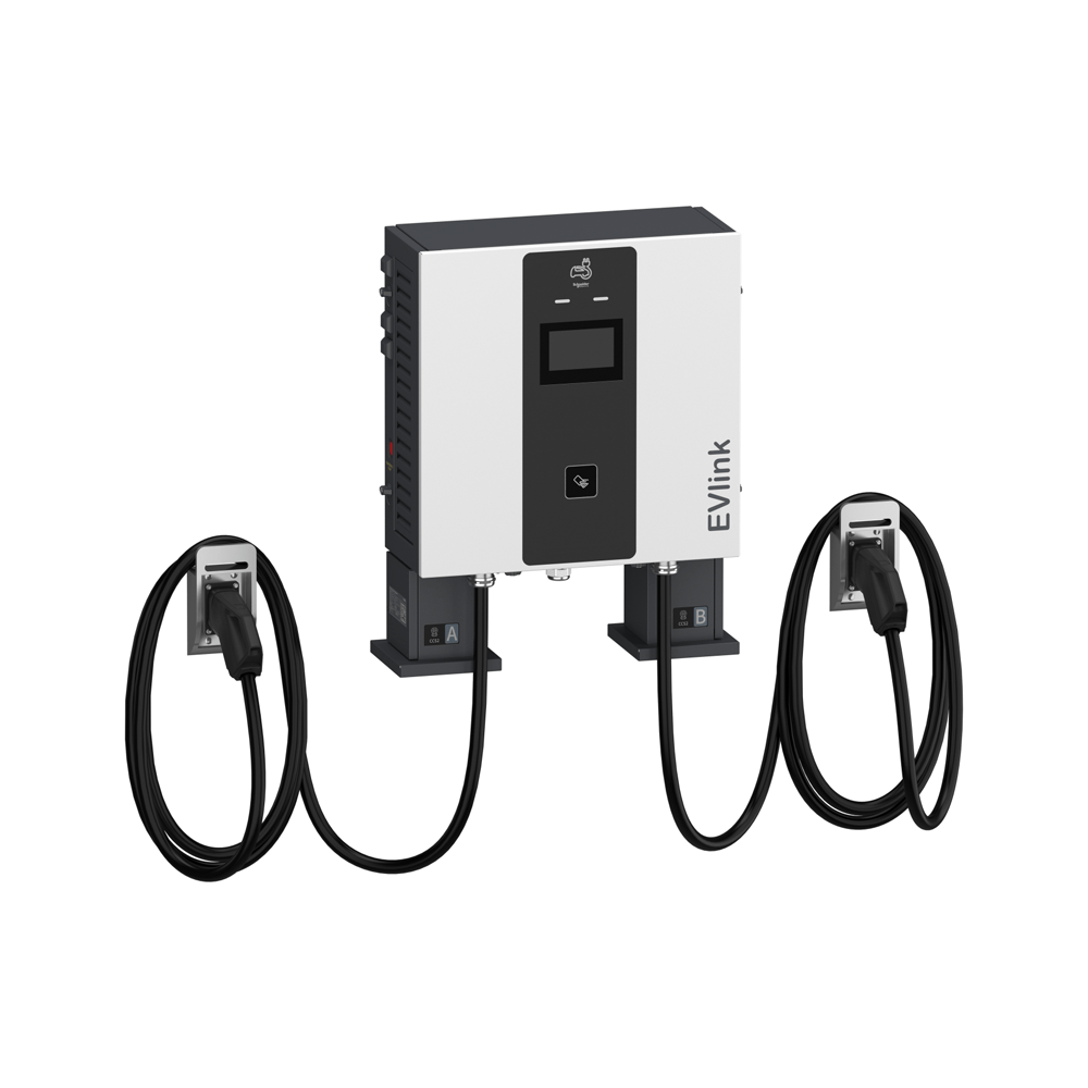 EVlink Pro DC Snellaadstation 3 fase 60kW 2x laadkabel 7m