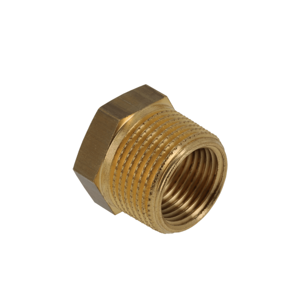 BONFIX Draad messing verloopring 1" bu. x 1/2" bi. conisch