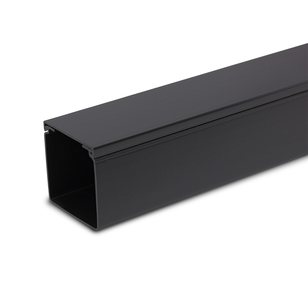 Kabelkanaal M5 40x40mm zwart - à 2 meter