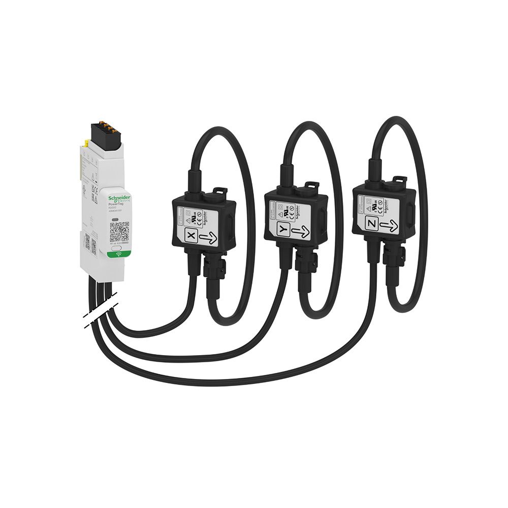PowerTag Energy R600 3P + nul boven- en ondermontage 600A