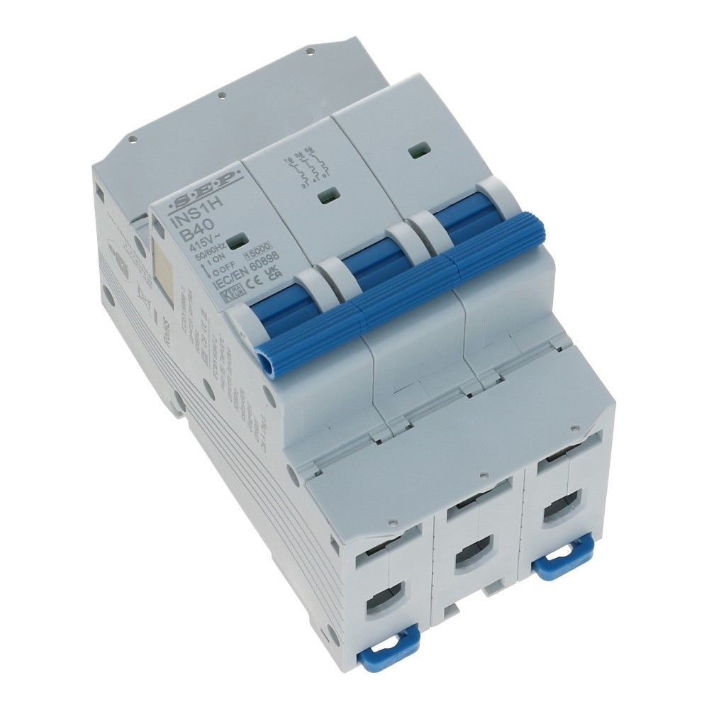 Installatieautomaat  3 polig 63A karakteristiek C 15kA INS1H