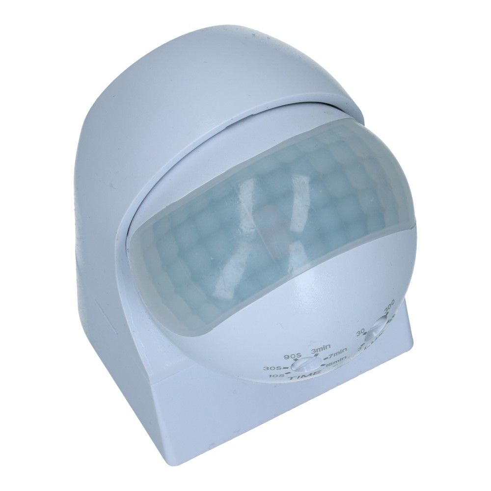 Bewegingssensor wit opbouw IP44 230V ST11 180° 9m 800W