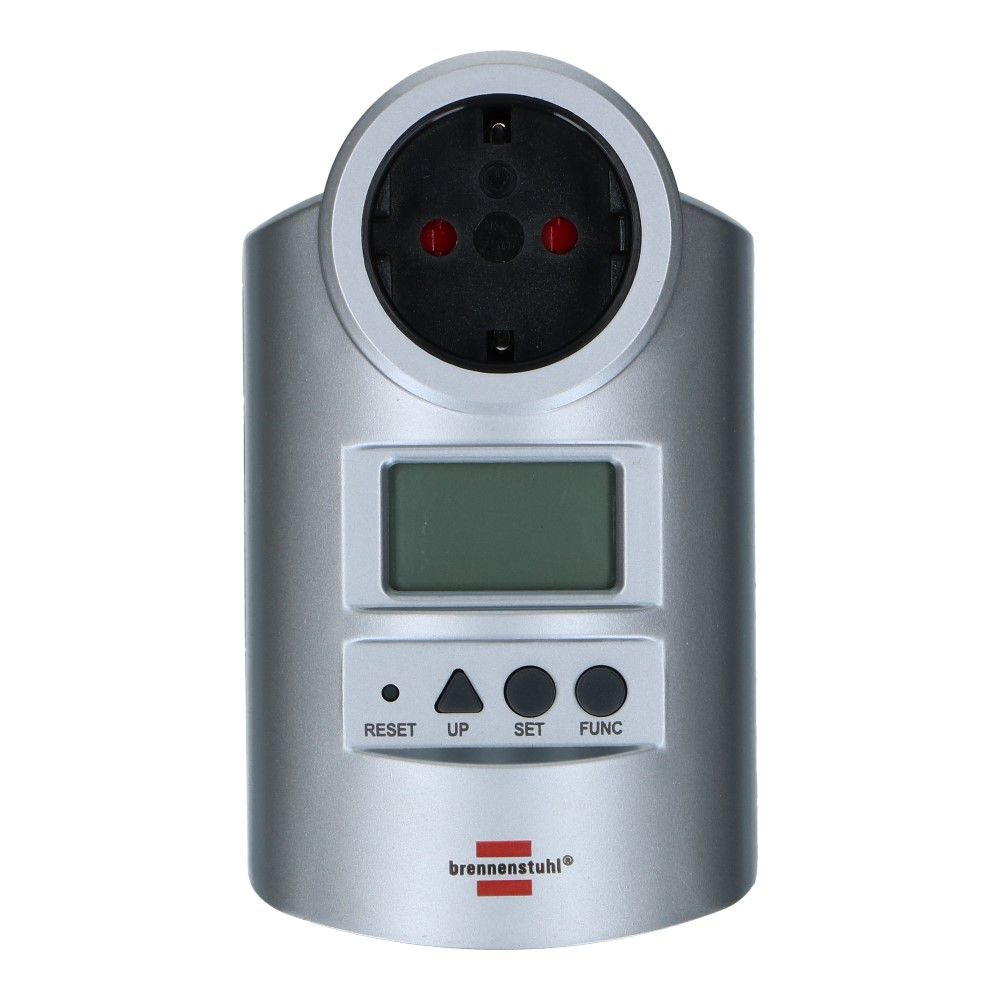 kWh meter stopcontact 16A met tarief en klok