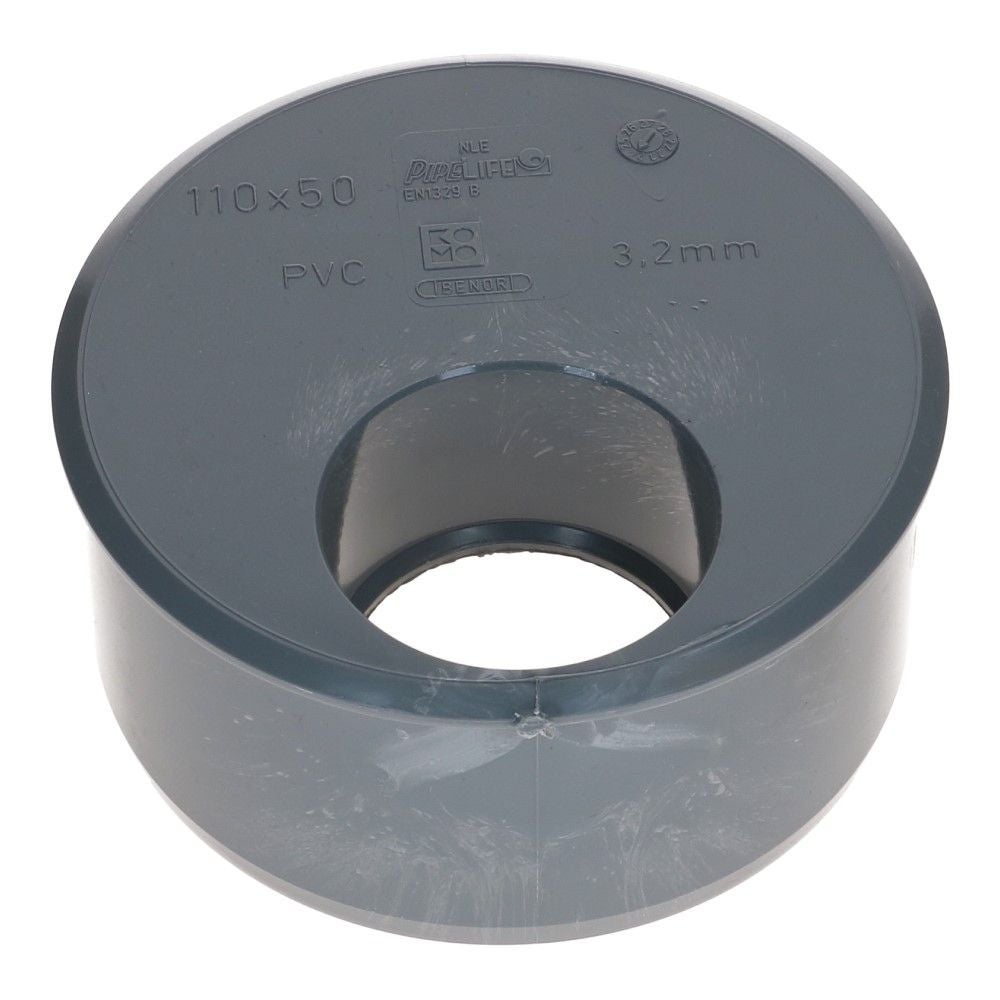 Lijm Verloopring excentrisch 110x50mm