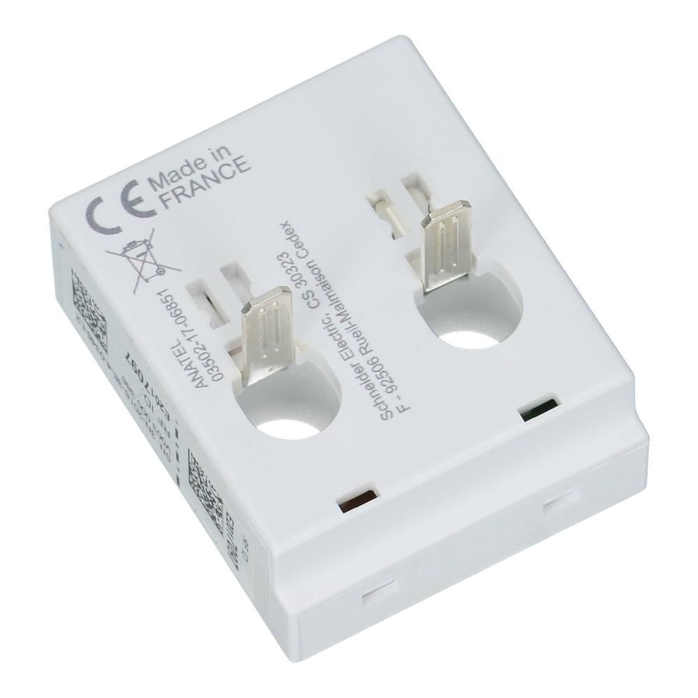 Acti9 PowerTag 1 polig + nul bovenmontage pitch 18mm