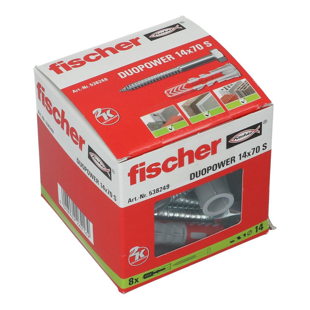 DuoPower plug universele 14x70mm met schroef 14x95mm SW17 - 8 stuks