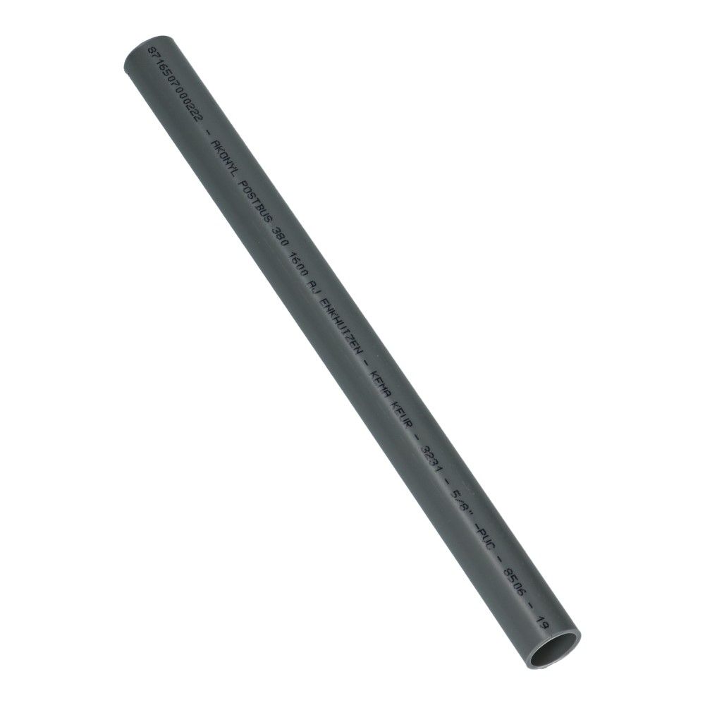 Installatiebuis PVC grijs 16mm lengte 2 meter - 100 meter