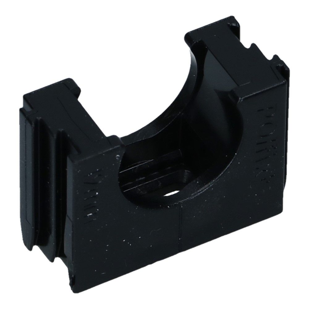 Klemblok UV-bestendig zwart 19mm Polfix+ UVS - 100 stuks