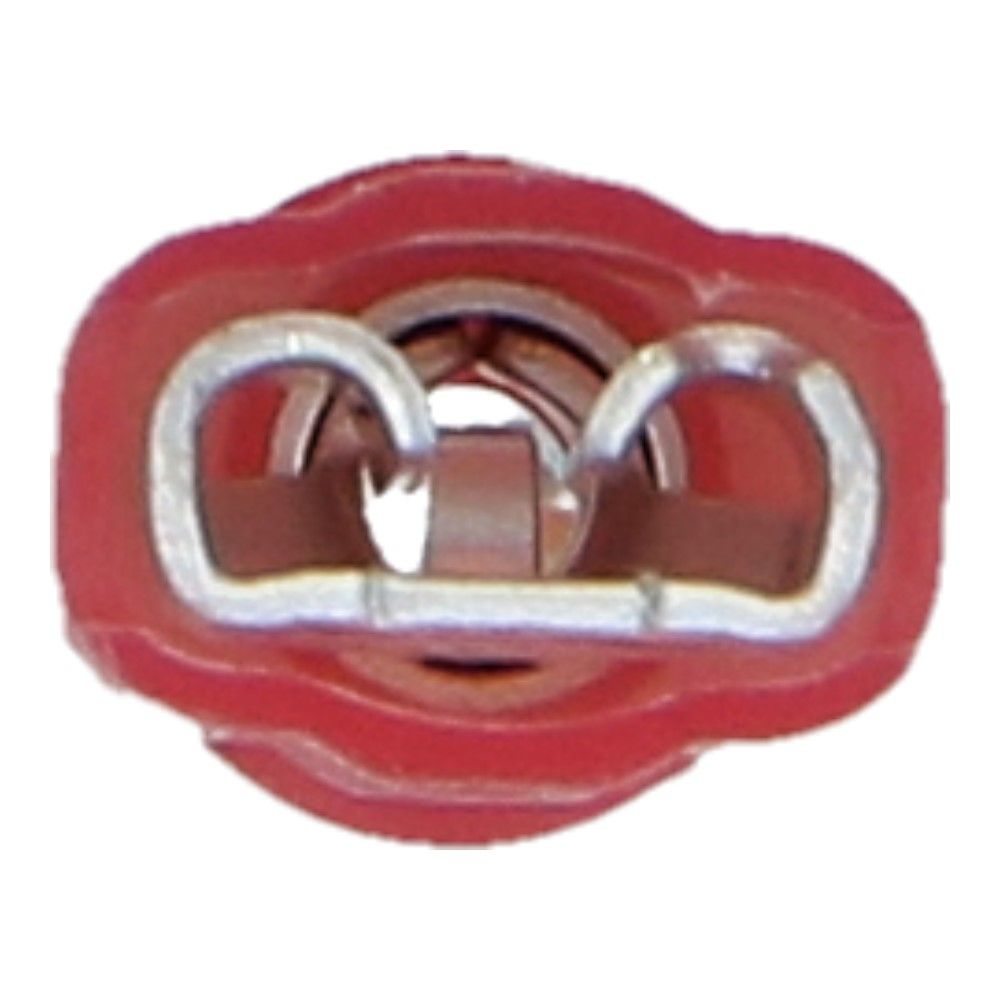 Kabelschoen contra ISO B-4.8mm D-0.8mm Rood - 100 stuks