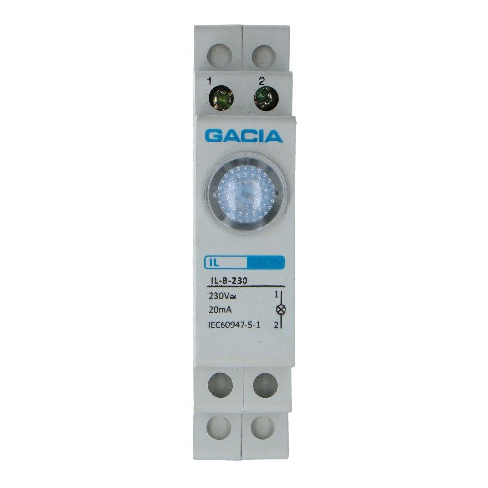 Indicatie led blauw 230VAC
