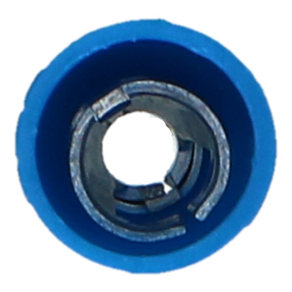 Kabelschoen rondcontrastekker B-3.95mm L-12mm Blauw Lang - 100 stuks
