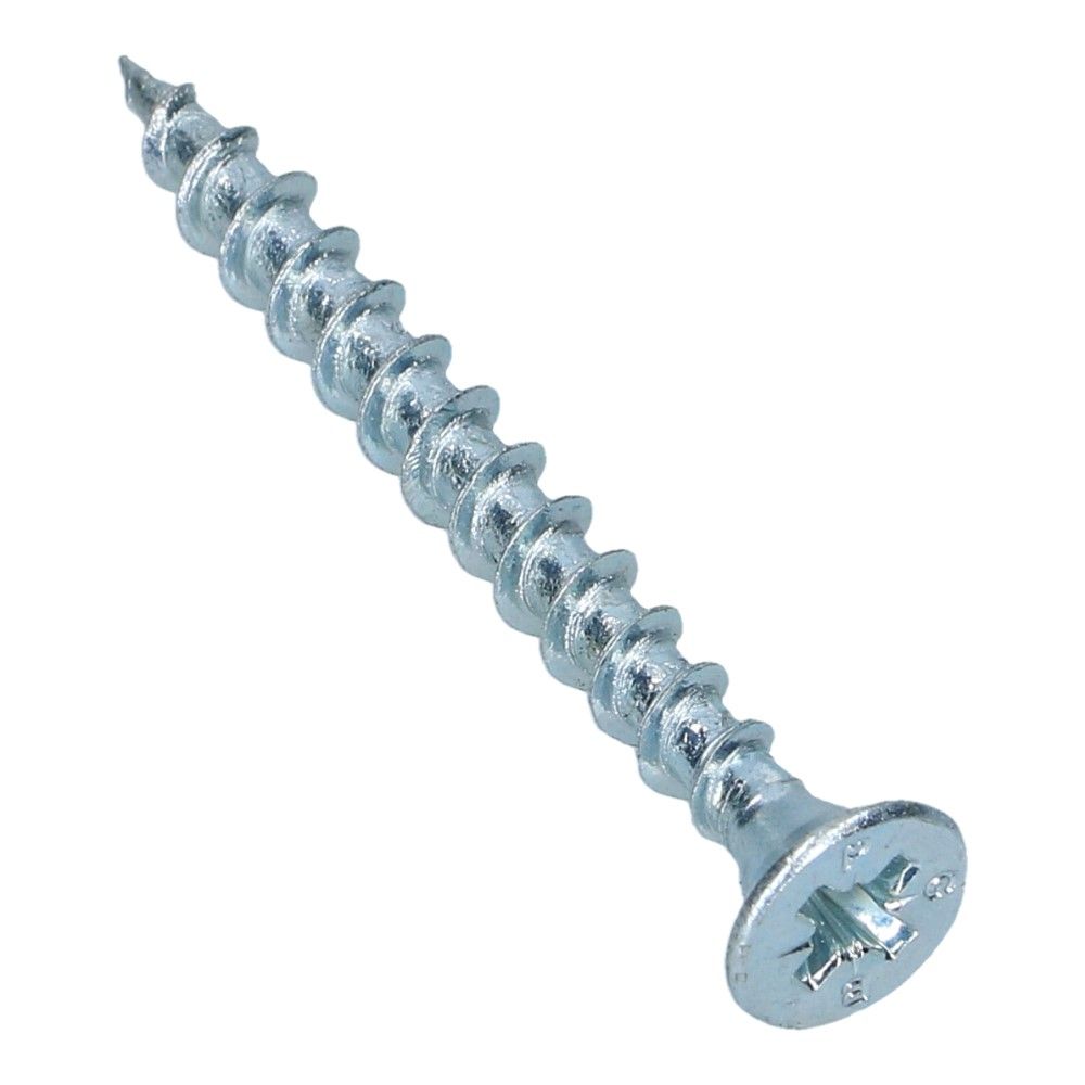 Spaanplaatschroef 4.5x45mm Verzonken Pozidrive 2 - 200 stuks