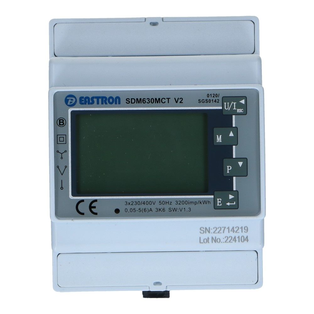kWh meter 3 fase MULTI 5-6000A MID Factureerbaar Indirect