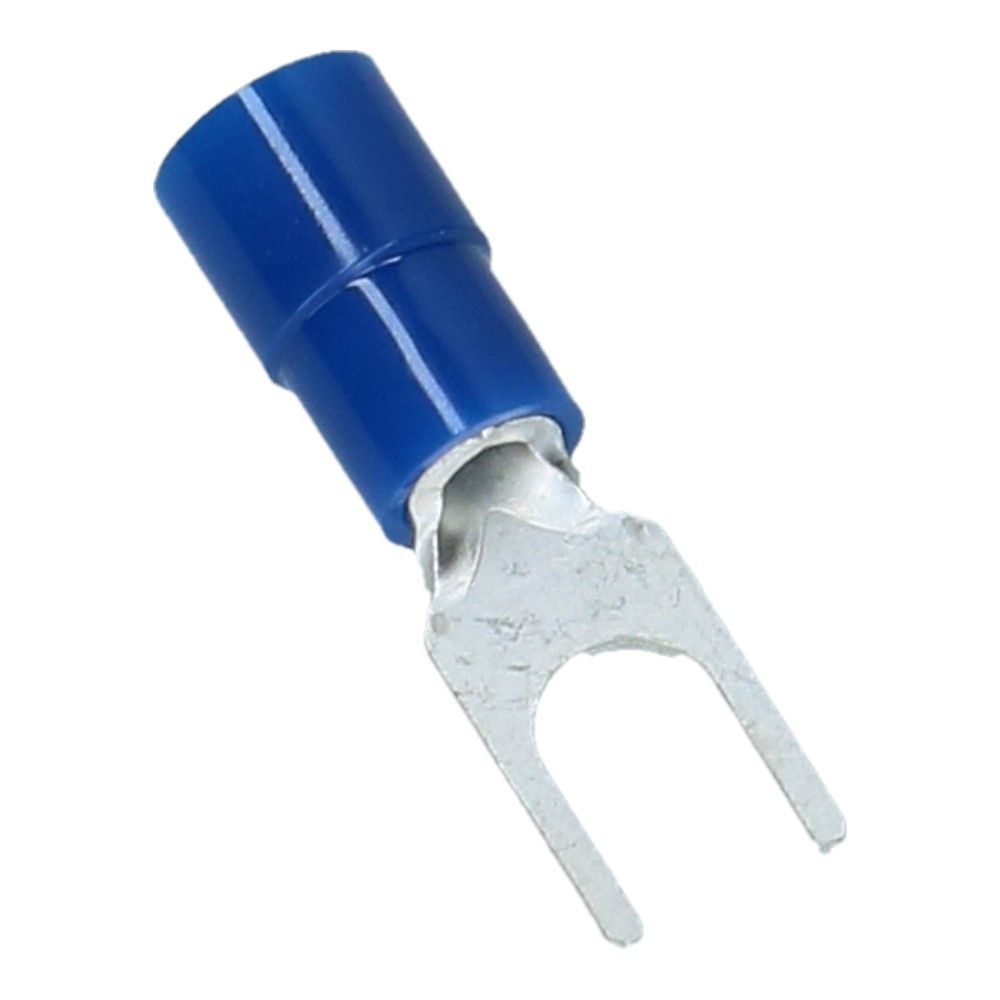 Kabelschoen vork opening 4.3mm B-6.4mm Blauw - 100 stuks