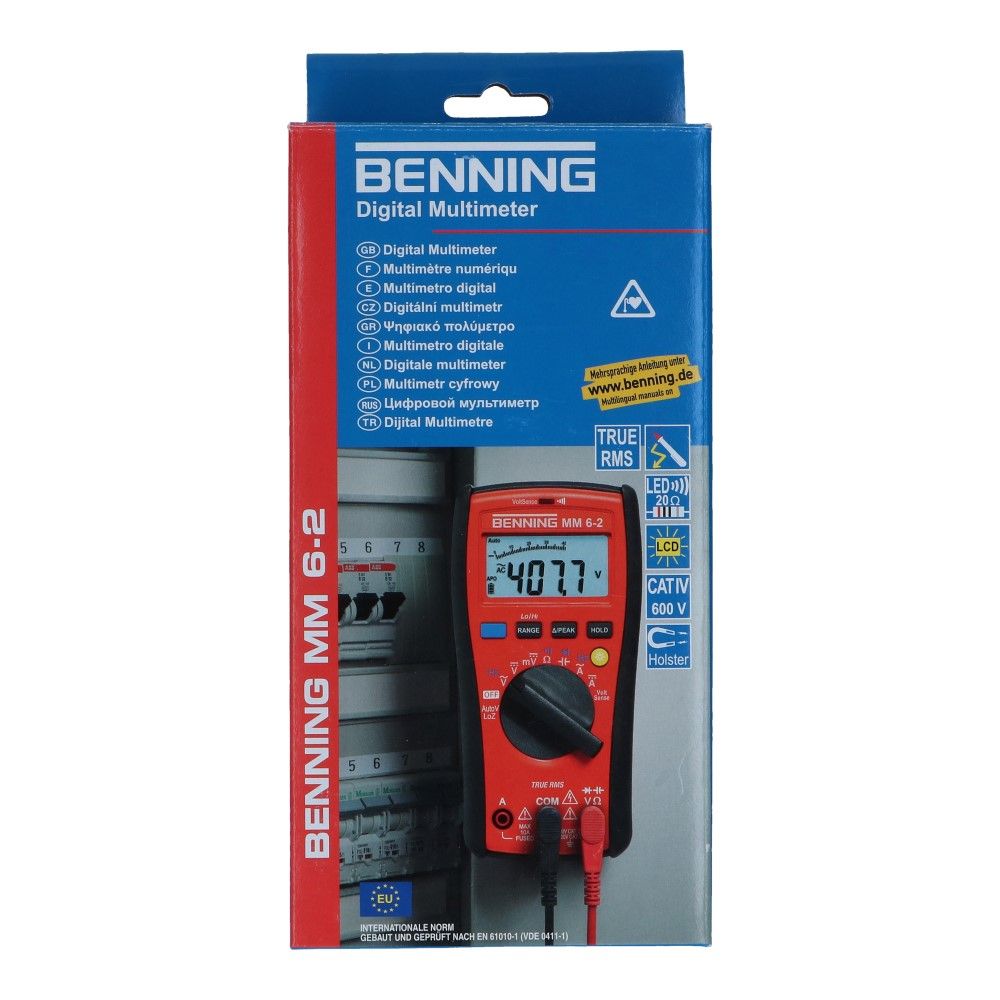 Digitale multimeter MM 6-2 True RMS 0.1mV-1000V AC/DC