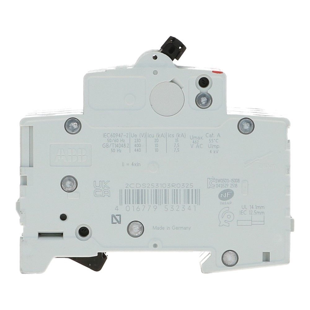 ABB Installatieautomaat 3 polig + nul B32 6kA S203-B32NA