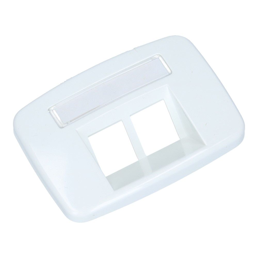 Centraalplaat OMEGA 9010 datacontactdoos 2xRJ45