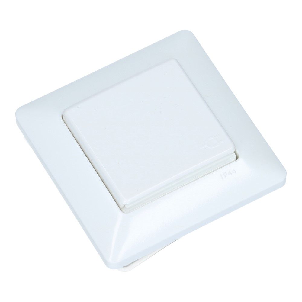 MIKRO IP44 9010 wandcontactdoos wit venster