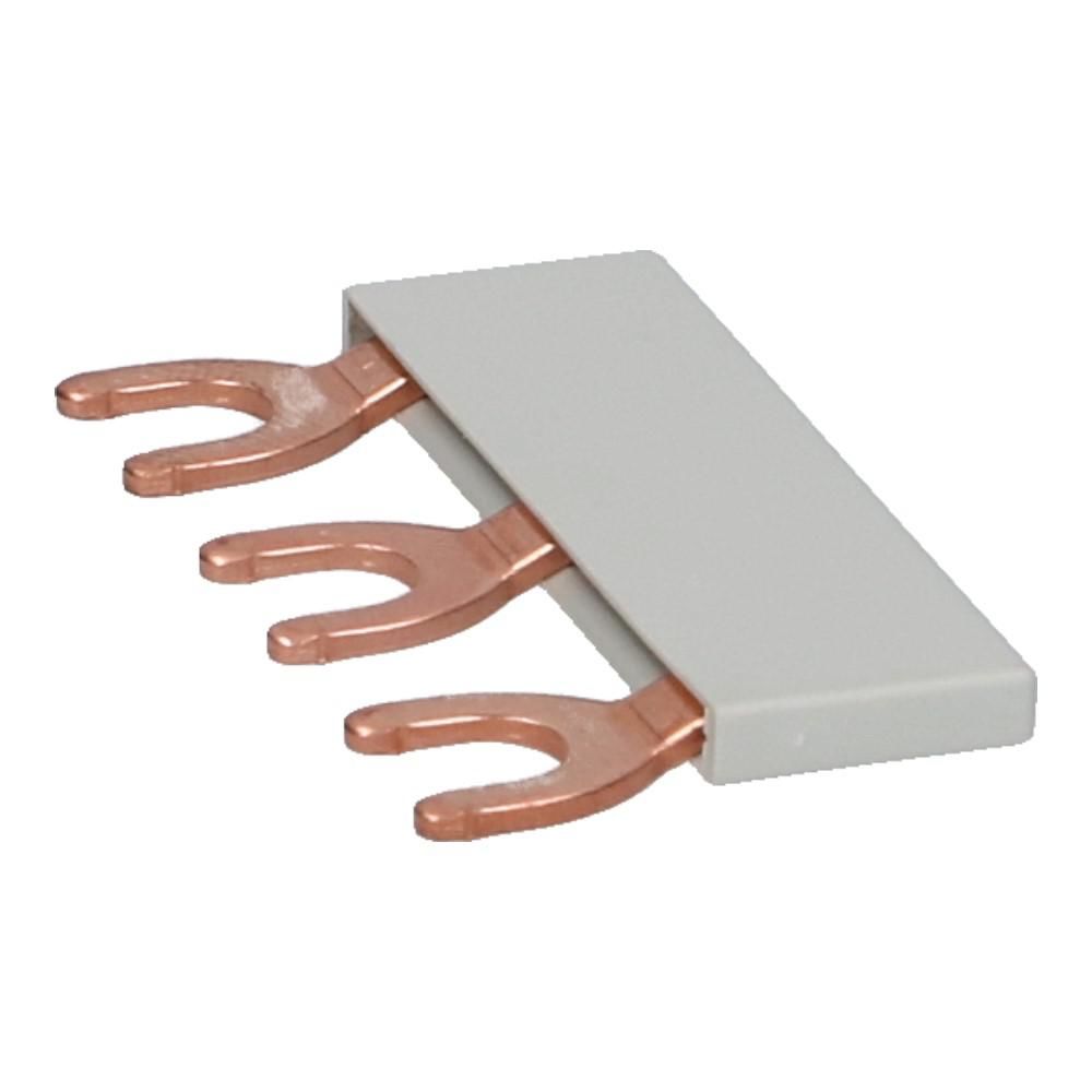 Kam vork M6 grijs 1 fase 3 pole 17.8mm