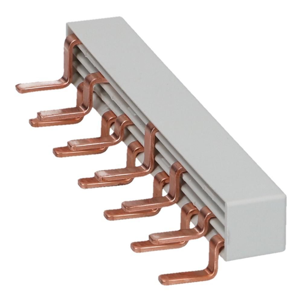 Kam pin grijs 4 fase 12 pole 9mm offset 5mm 2x N-L1-N-L2-N-L3