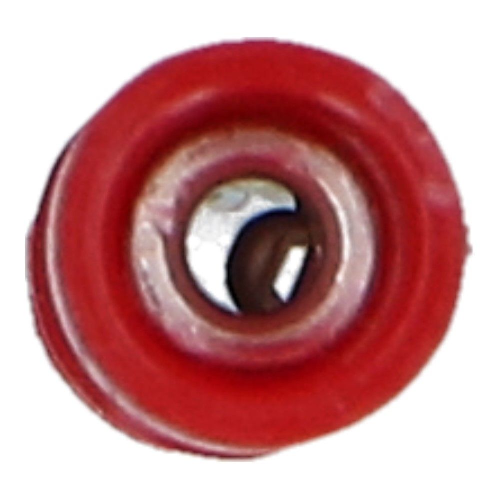 Kabelschoen doorverbinding B-1.7mm D-3.3mm Rood - 100 stuks