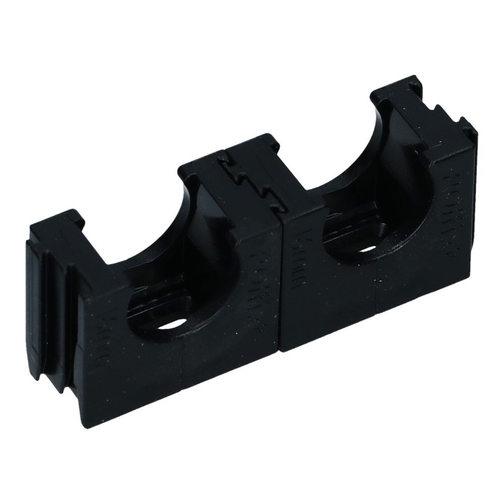 Klemblok UV-bestendig zwart 16mm Polfix+ UVS - 150 stuks