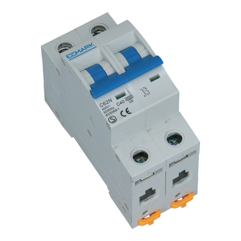 Installatieautomaat 2 polig 40A karakteristiek C