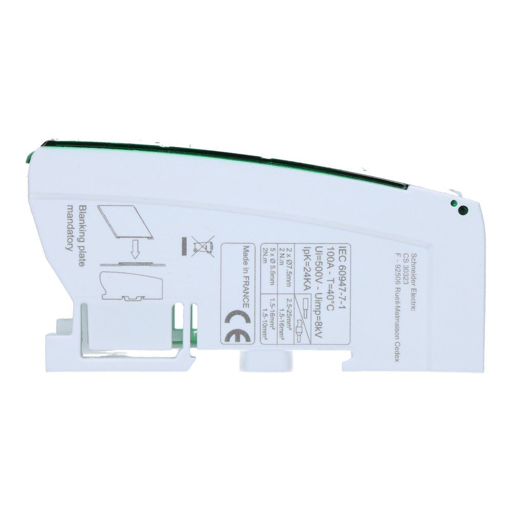 Verdeelblok DS 100A 4 rijen 7 aansluitingen 500VAC