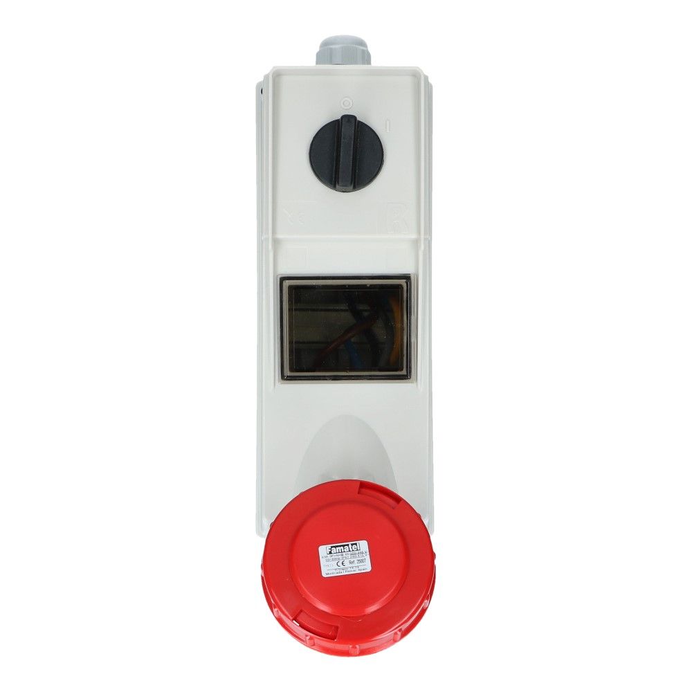 CEE schakel female 5 polig 6H 63A IP67 opbouw wcd 380-415VAC