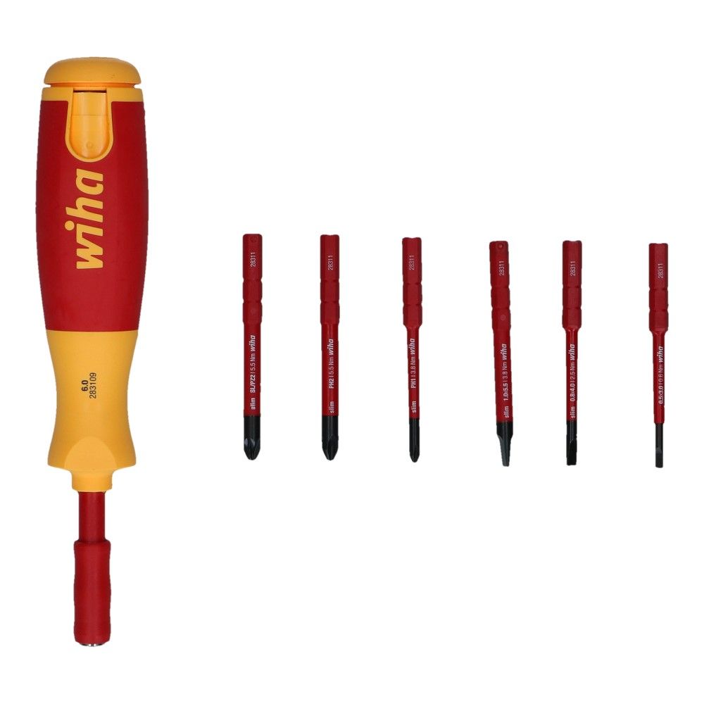 LiftUp Electric Schroevendraaier met bitmagazijn met 6 bits