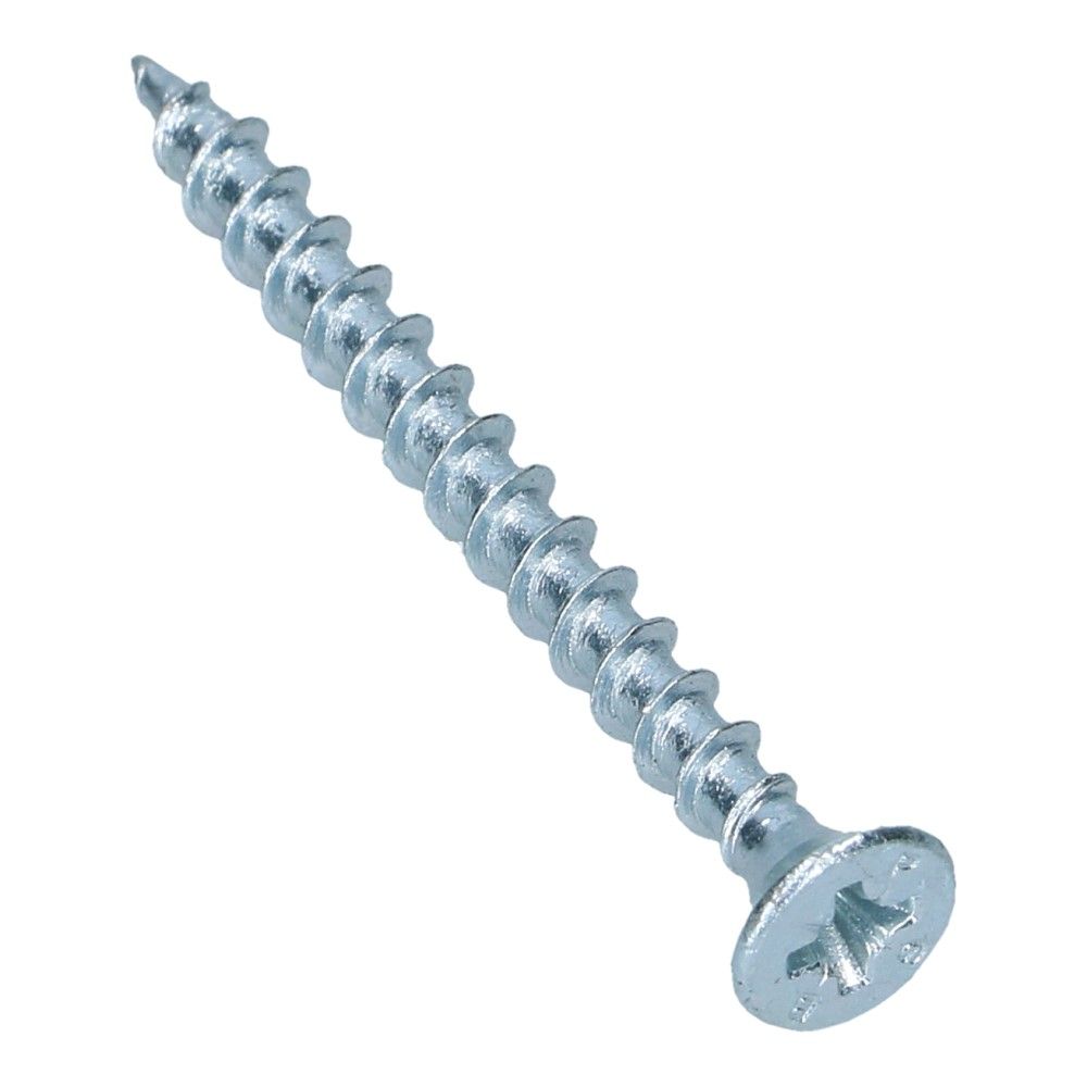 Spaanplaatschroef 4.5x50mm Verzonken Pozidrive 2 - 200 stuks