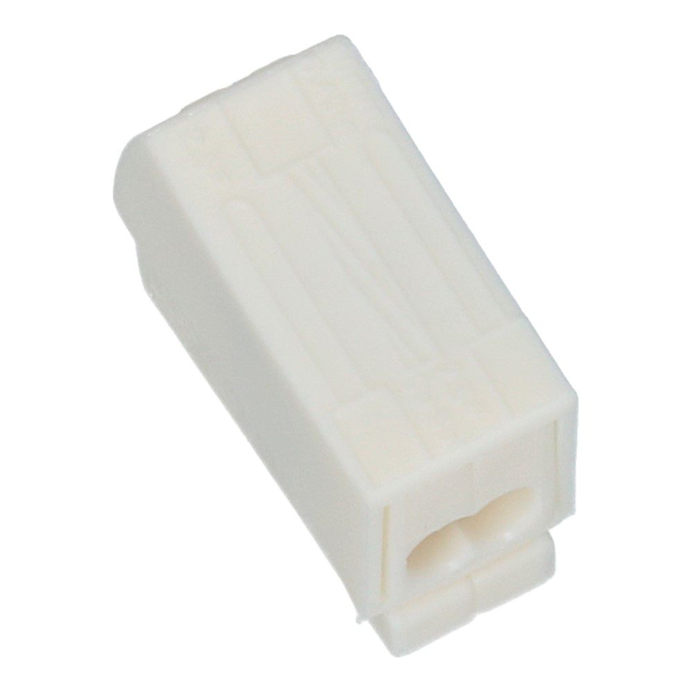 Kroonklem easy link lighting 1 voudig 0.5-2.5mm² wit - 50 stuks