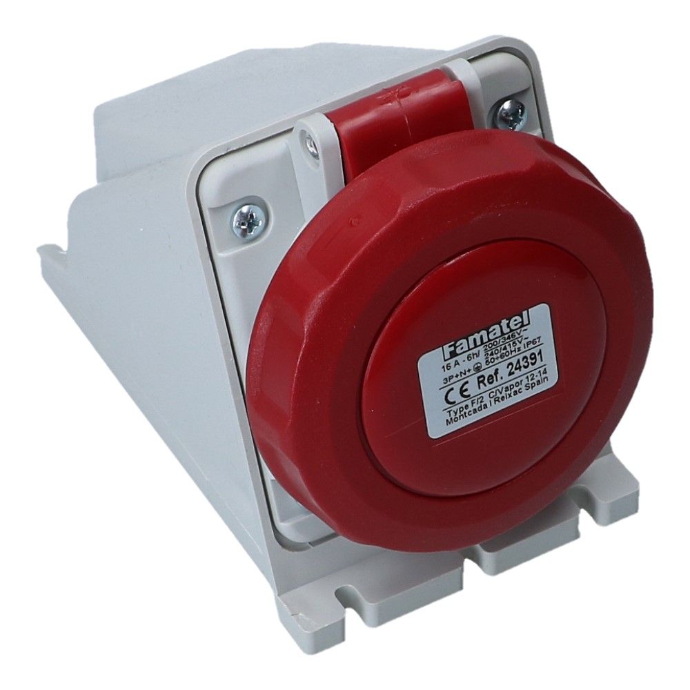 CEE female 5 polig 6H 16A IP67 wcd 380-415VAC