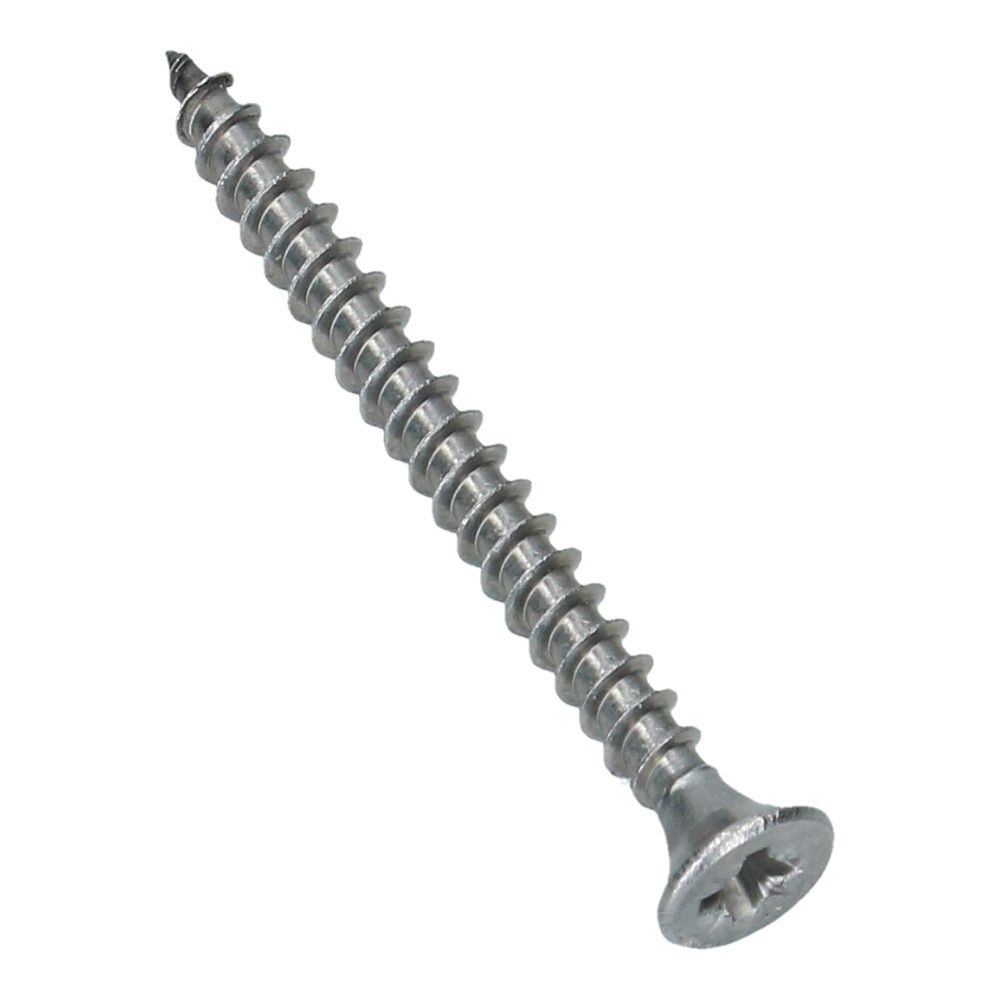Spaanplaatschroef 4x45 Platkop RVS A2 PZ2 - 200 stuks