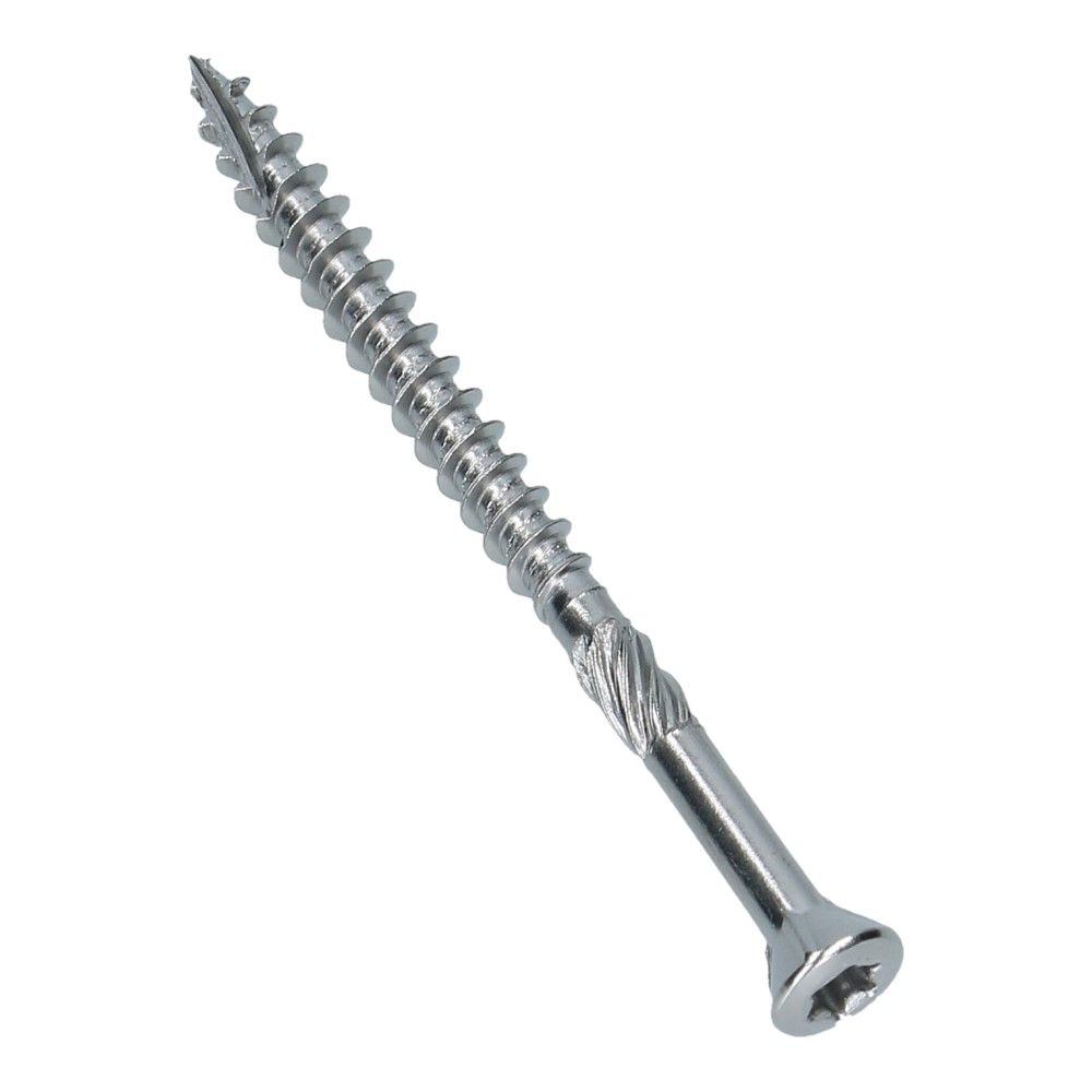 Hardhoutschroef 4.5x60 Torx 20 Platkop RVS C2 - 200 stuks