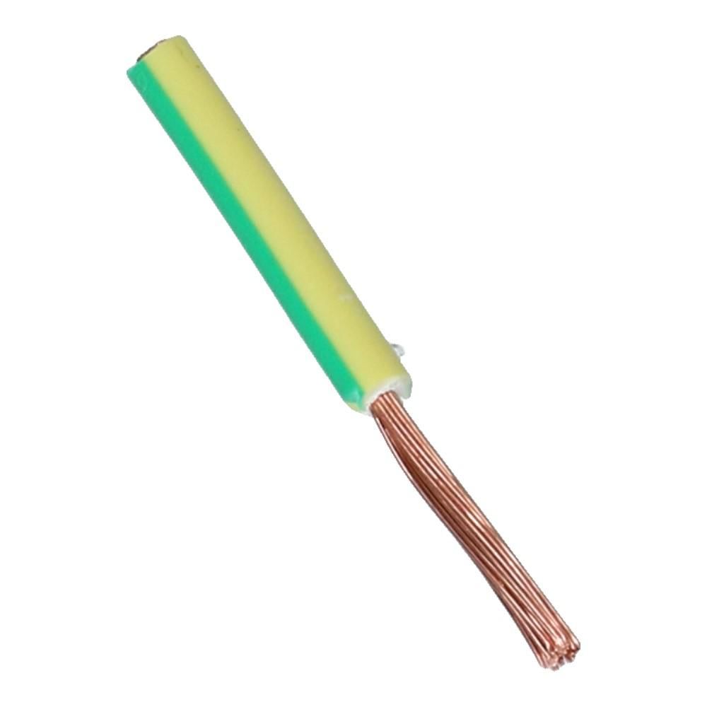 Montagedraad SO-07Z1-K 10mm² geel groen halogeenvrij 90°C - 100 meter