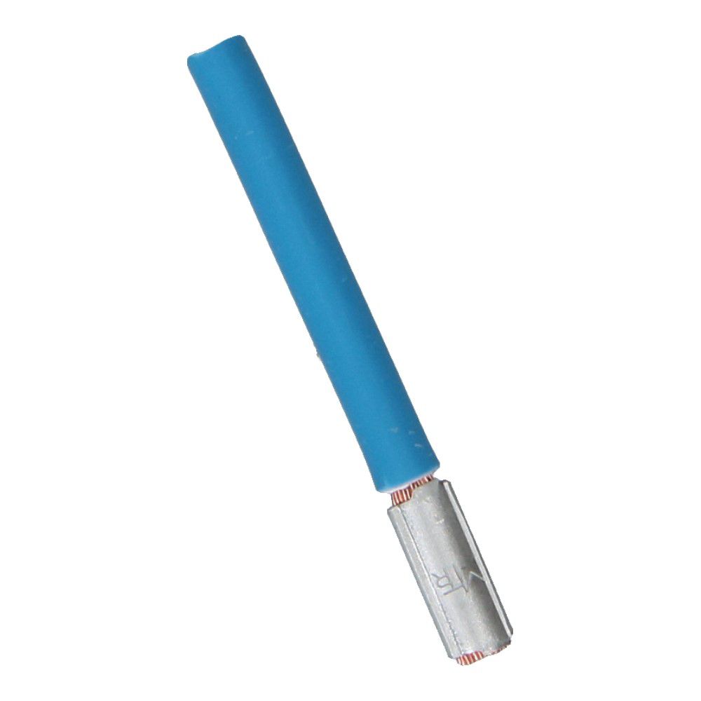Montagedraad met vertind huls blauw 2.5mm² 320mm halogeenvrij 90°C 