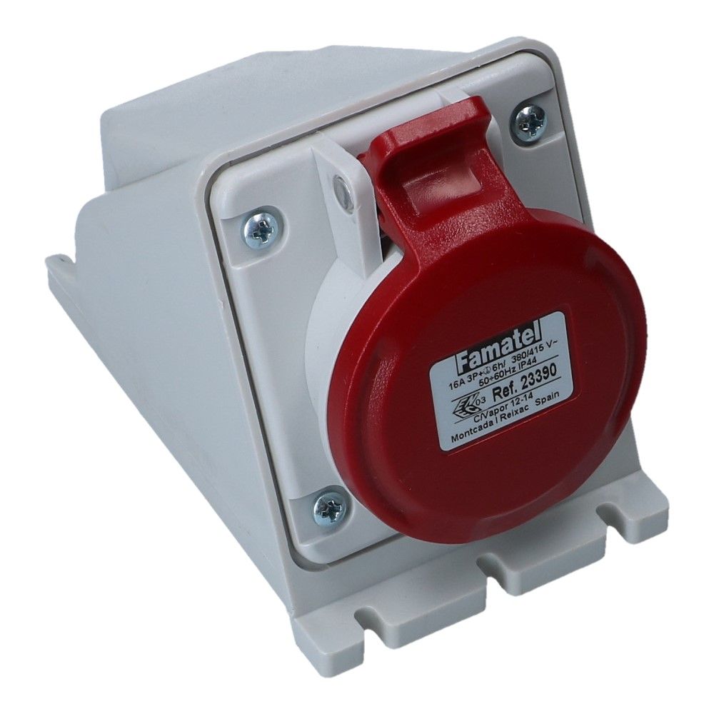 CEE female 4 polig 6H 16A IP44 wcd 380-415VAC