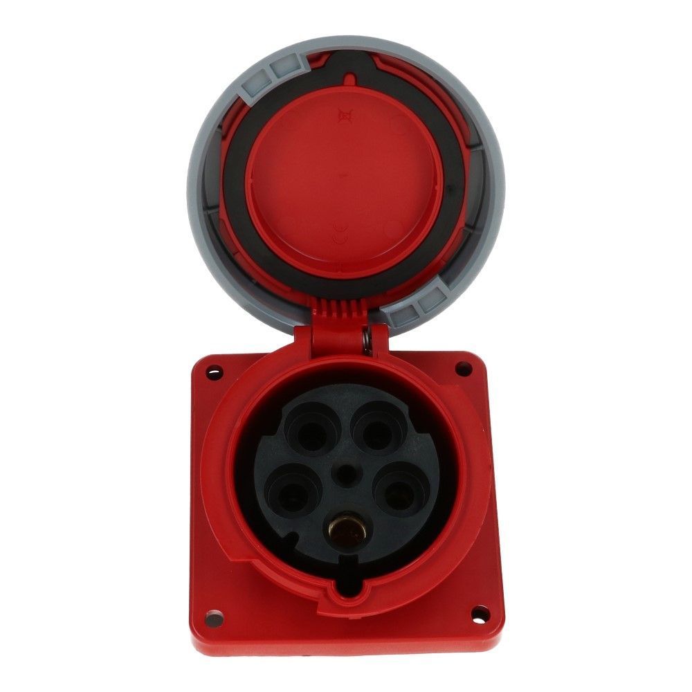 CEE female 5 polig 6H 125A IP67 inbouw wcd 220-240VAC
