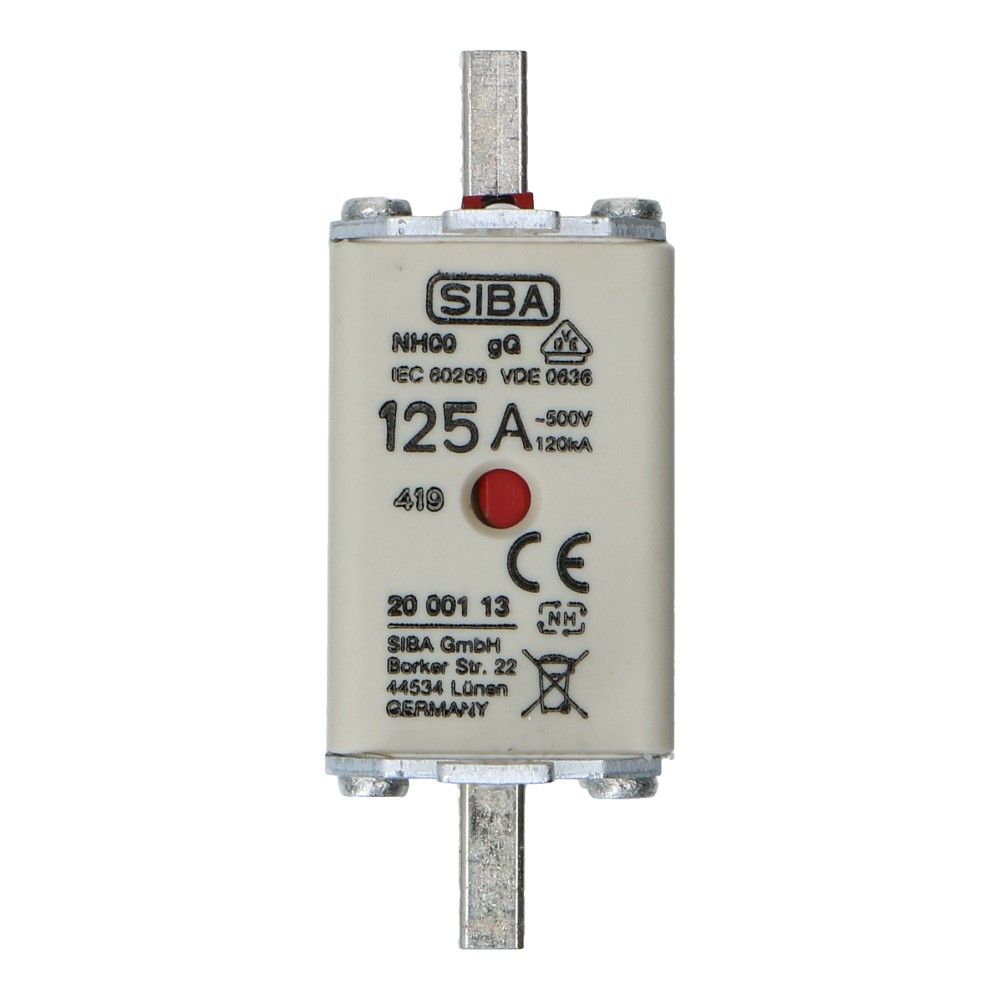 Mespatroon NH00 125A gL/gG 500V 78x29.5x42