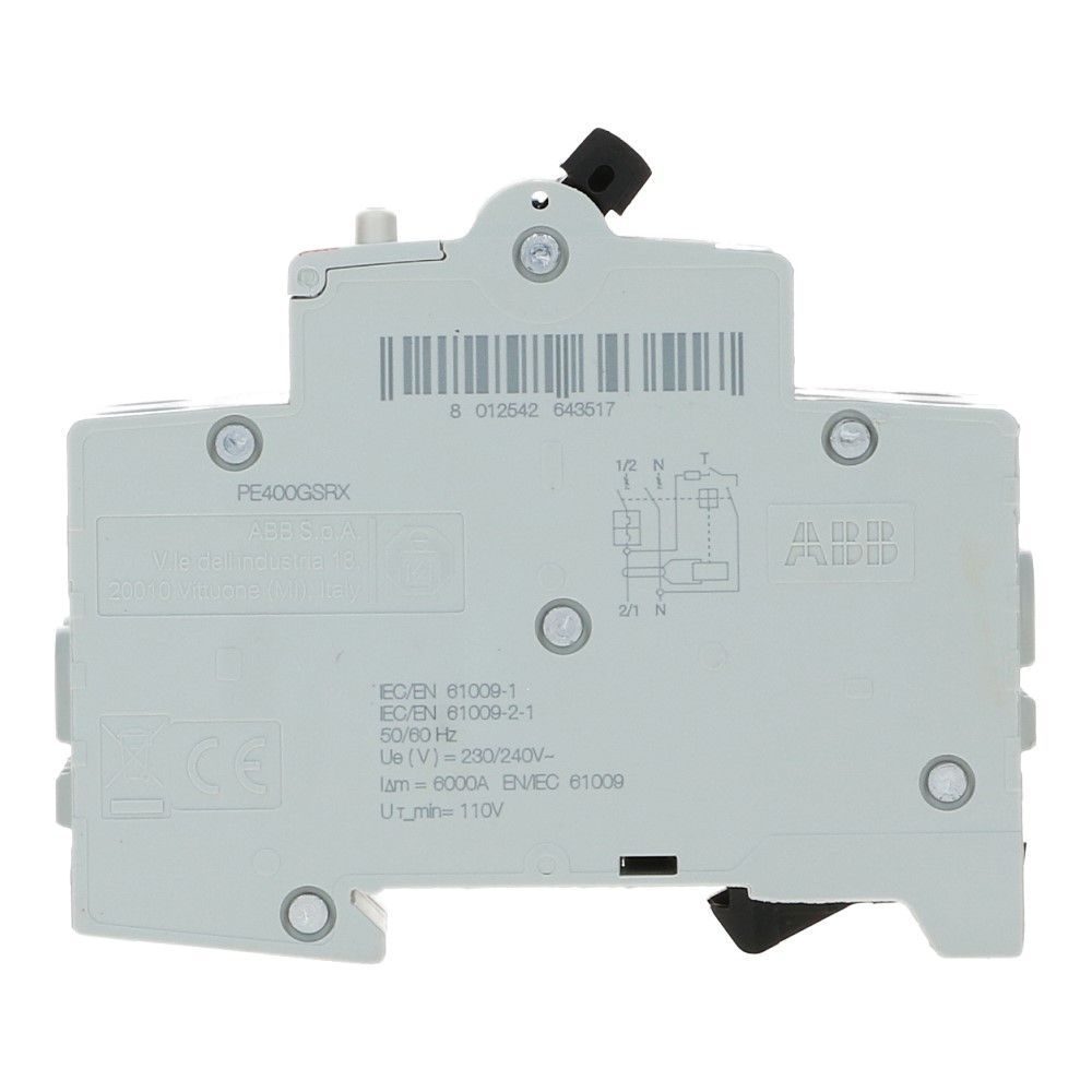 ABB Aardlekautomaat B16 1 polig + nul 300mA 6kA