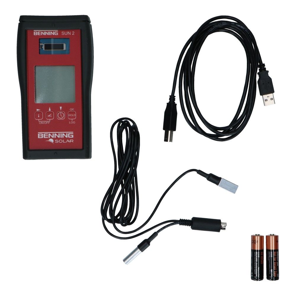 PV installatietester set PV 2 en karakteristiek curve meettoestel