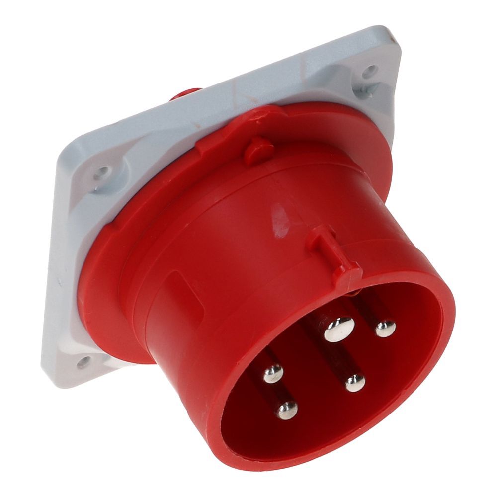 CEE male 5 polig 6H 16A IP54 toestelcontactdoos 380-415VAC