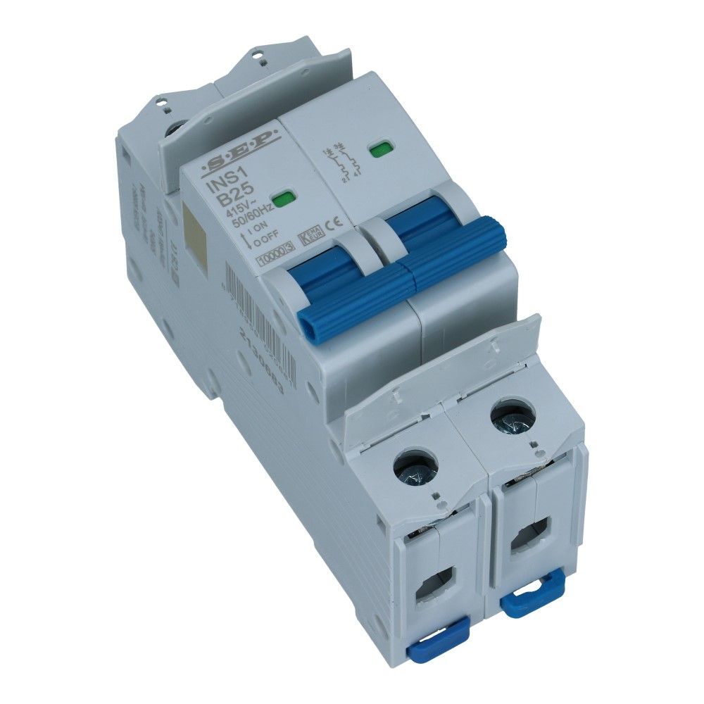 Installatieautomaat  2 polig 13A karakteristiek D 10/15kA INS1