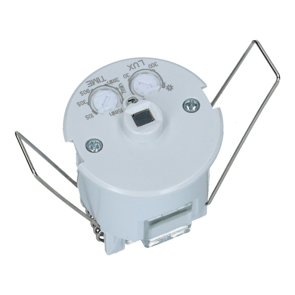 Bewegingssensor wit inbouw 42mm 230V ST40 360° 6m 800W