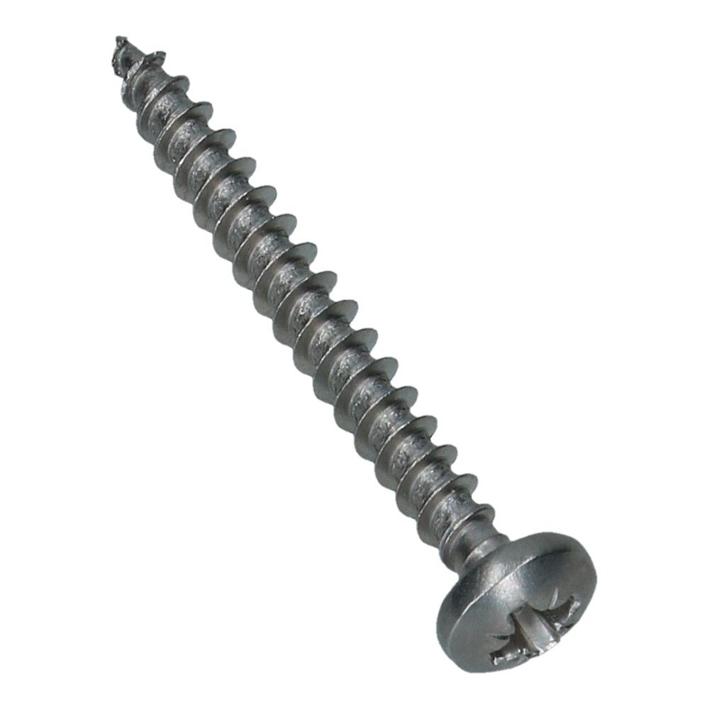 Spaanplaatschroef 4.5x40 bolkop RVS A2 PZ2 - 200 stuks