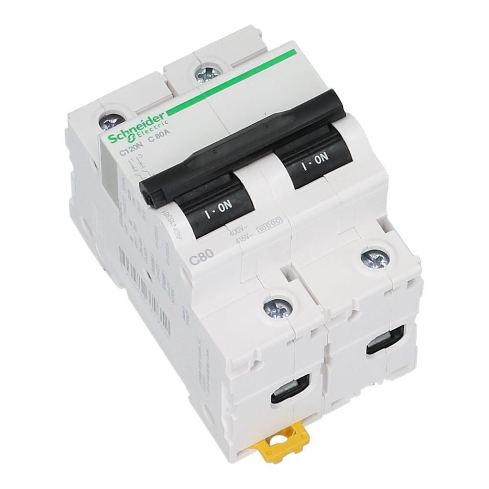 Installatieautomaat 2 polig 100A C 10kA Acti9 C120N