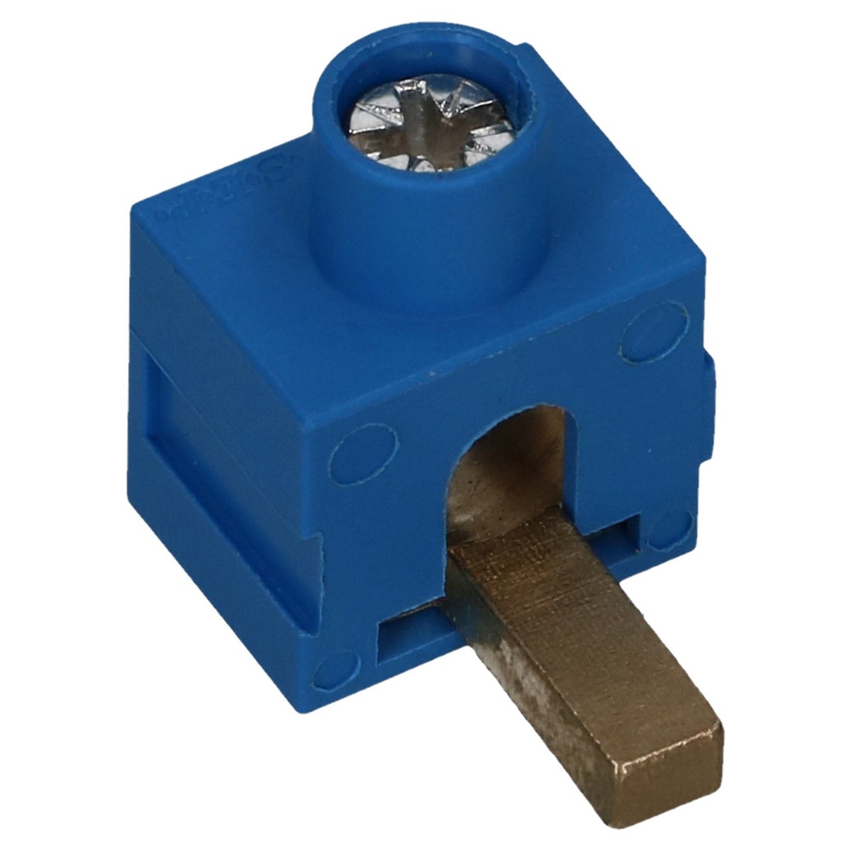 Aftakblok pin blauw 1 fase 1x50mm²